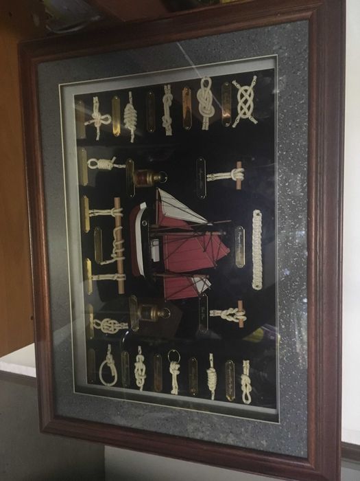 Quadro/ Moldura com motivos náuticos