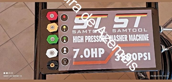 Máquina de lavar de alta pressão a gasolina 242 bar