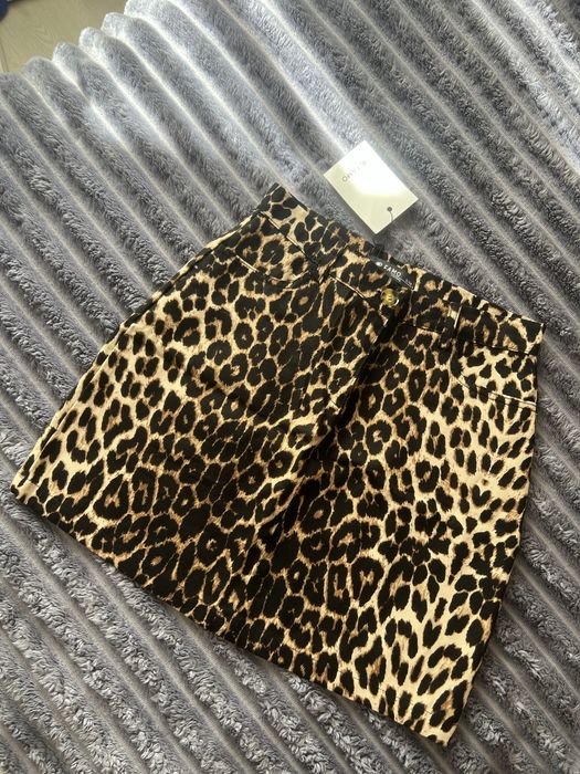 Спідниця з леопардовим принтом