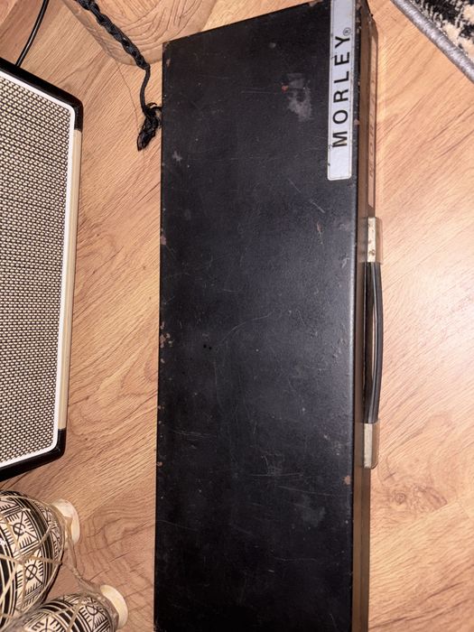 Morley Pedais AER anos 80 - Excelente esrado com pedalboard