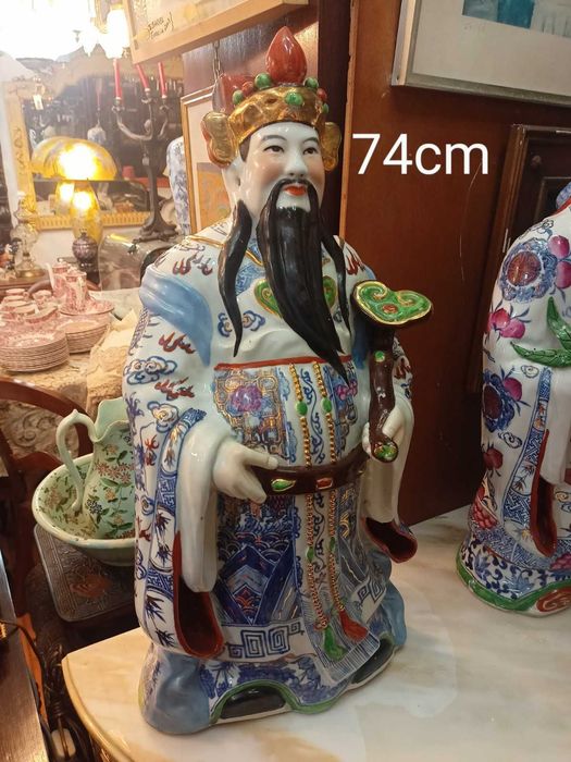 Divindades Chinesas Cerâmica