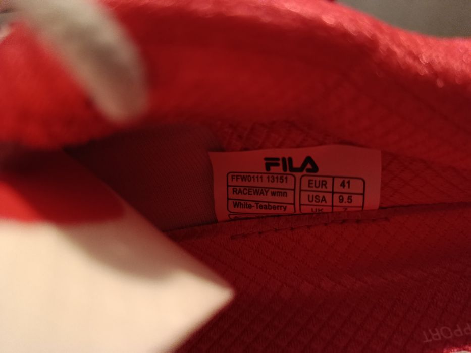 FILA Raceway Energized rozmiar 41, długość wkładki25.7cm