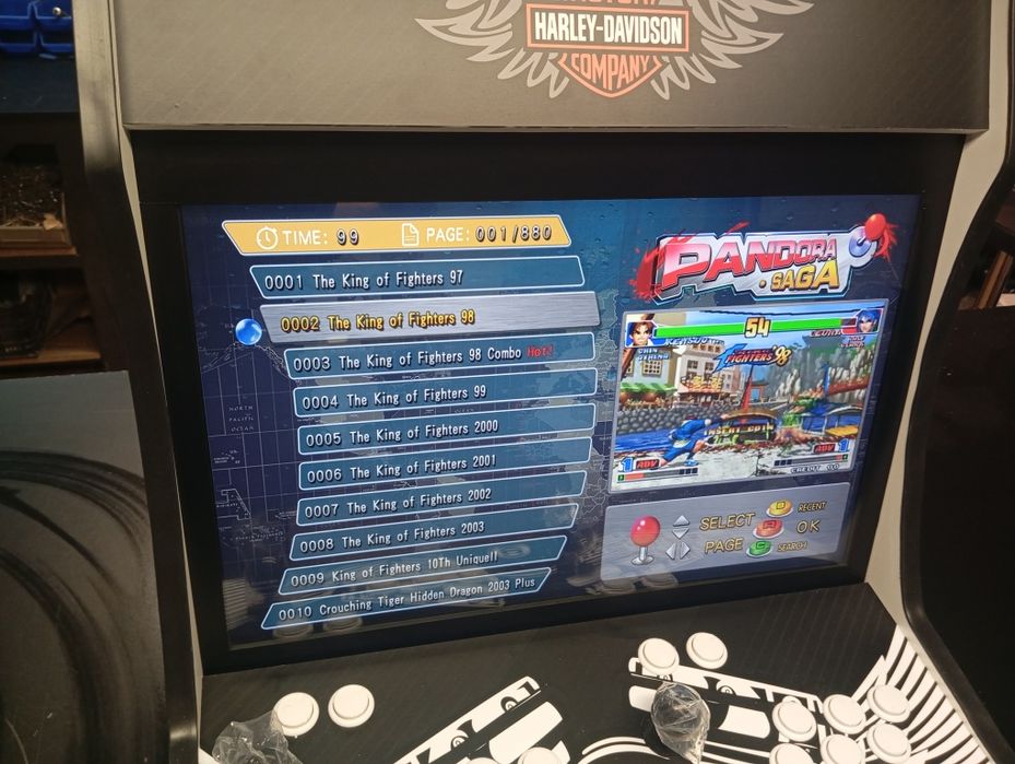Arcade Bartop Harley Davidson