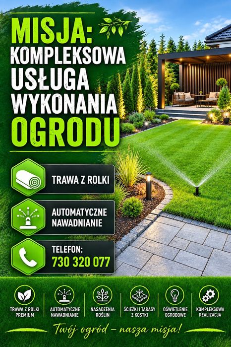 Trawa z Rolki Premium ! Producent ! Nawozy ! Kosiarki ! Doradztwo !