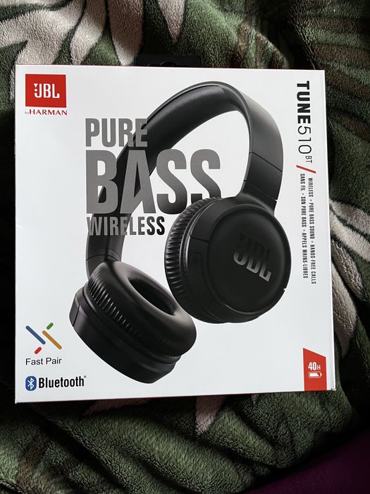 Навушники Bluetooth JВL 510 Bass black