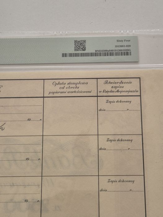 Stare polskie obligacje