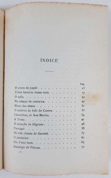 Cravos de Papel - 1922 – Eugénio de Castro – Primeira Edição.