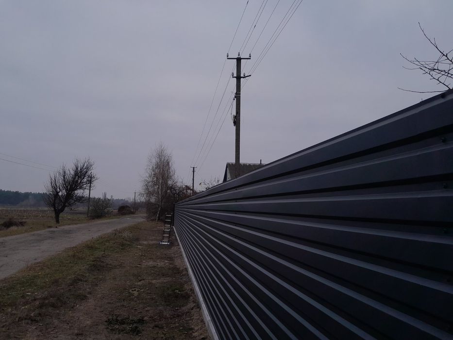 Профнастил металочерепиця паркан, покрівля