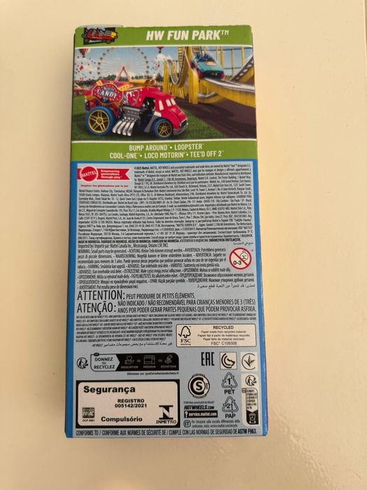 Hw Fun Park Pack 5x Hot Wheels 2025