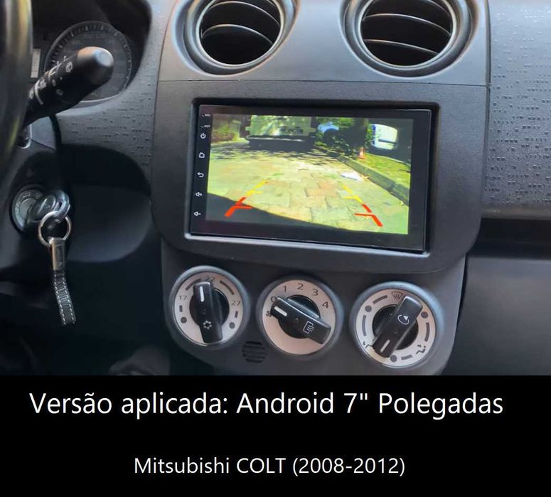 (NOVO) Rádio 2DIN • Mitsubishi COLT (2004 a 2012) • Android Z30 4+64GB
