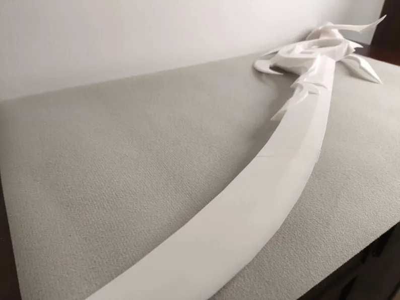 Genshin Impact Engulfing Lighting Raiden Shogun arma para cosplay/prop