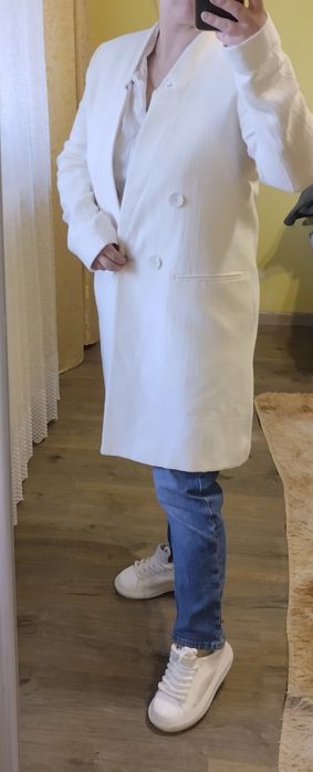 ПіджакZara подовжений,пальто,блейзер