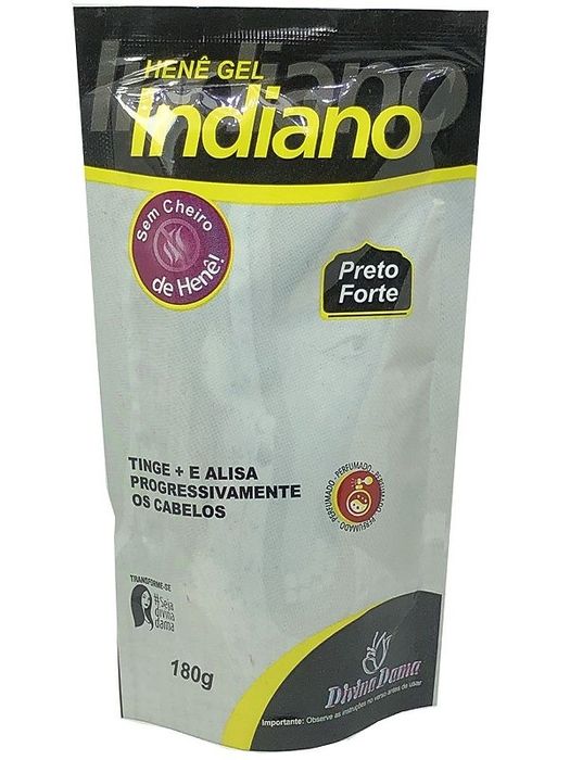 Henê Indiano preto forte