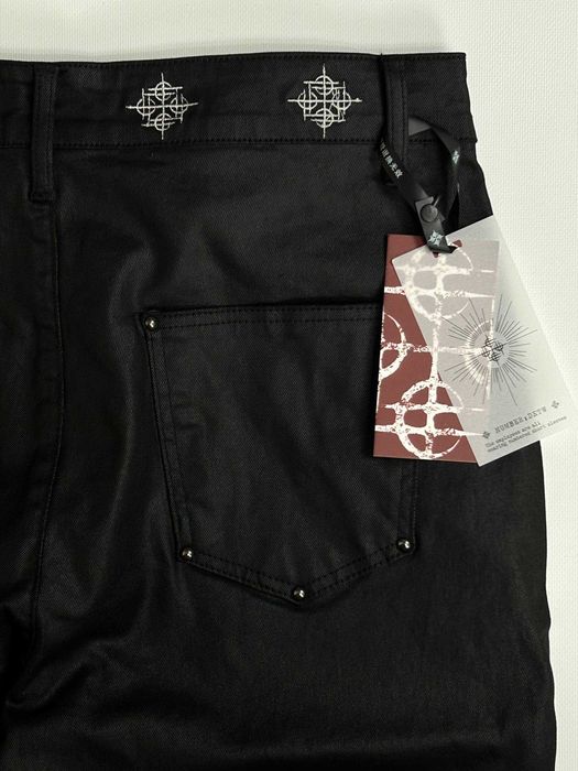 Джинси чорні faded baggy archive черные джинсы distressed waxed штаны