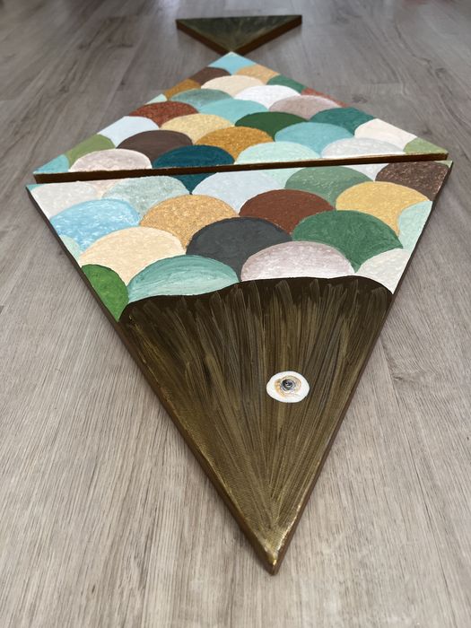 Quadro peixe pintura acrilica