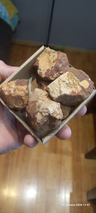 Minerały zestaw pseudojaspisu
