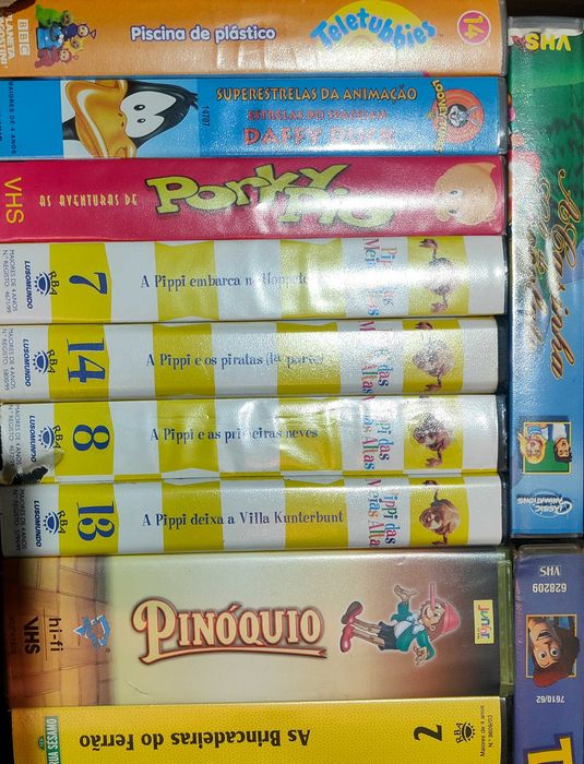 Lote Vhs Infantil 2 - Ver lista Abaixo - PROMOÇÂO 1 €