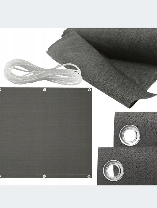 Osłona balkonowa siatka na taras płot mata maskującą 1mx7m okazja