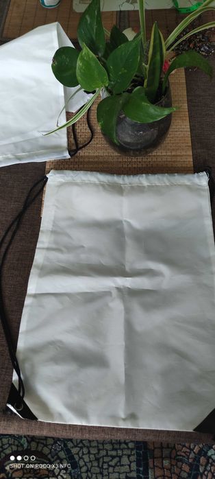 Workoplecaki białe 2 szt nowe całość