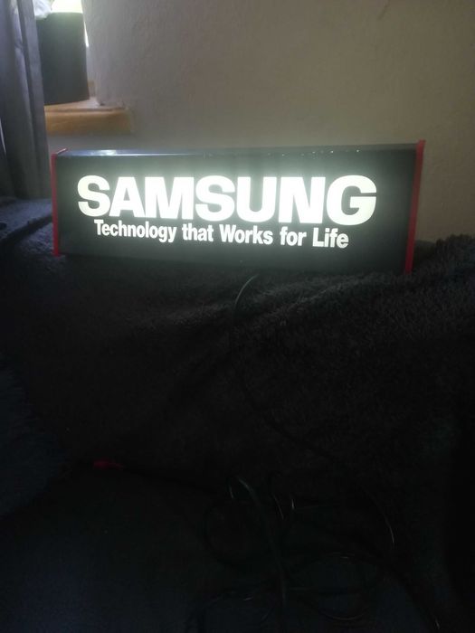 Neon reklama świetlna Samsung nowa cena od 03.10