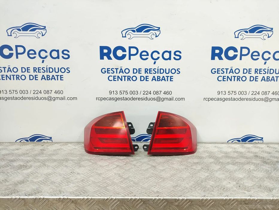 Conjunto Farolins Led Traseiros Trás Esquerdo Direito BMW Serie 3 F30