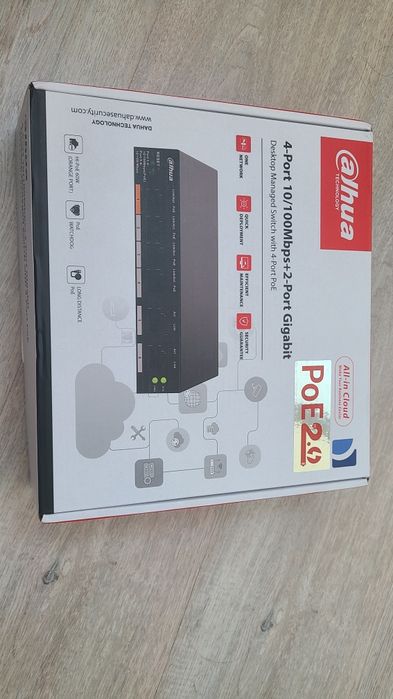 Dahua DH-CS4006-4ET-60 PoE Комутатор 4 порти керований