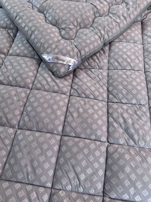 Одеяло овечья шерсть стеганое теплое двоспальное ковдра двоспальна