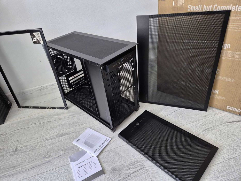 якісний корпус mATX ASUS Prime AP201 TG (продув). Trade-in