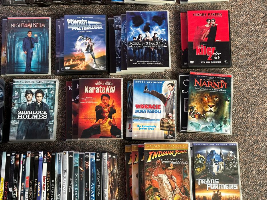 Kolekcja filmów - filmy, DVD, serie, trylogie, blue ray