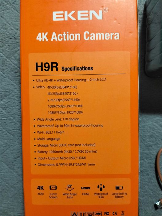Eken H9R 4K Action Camera