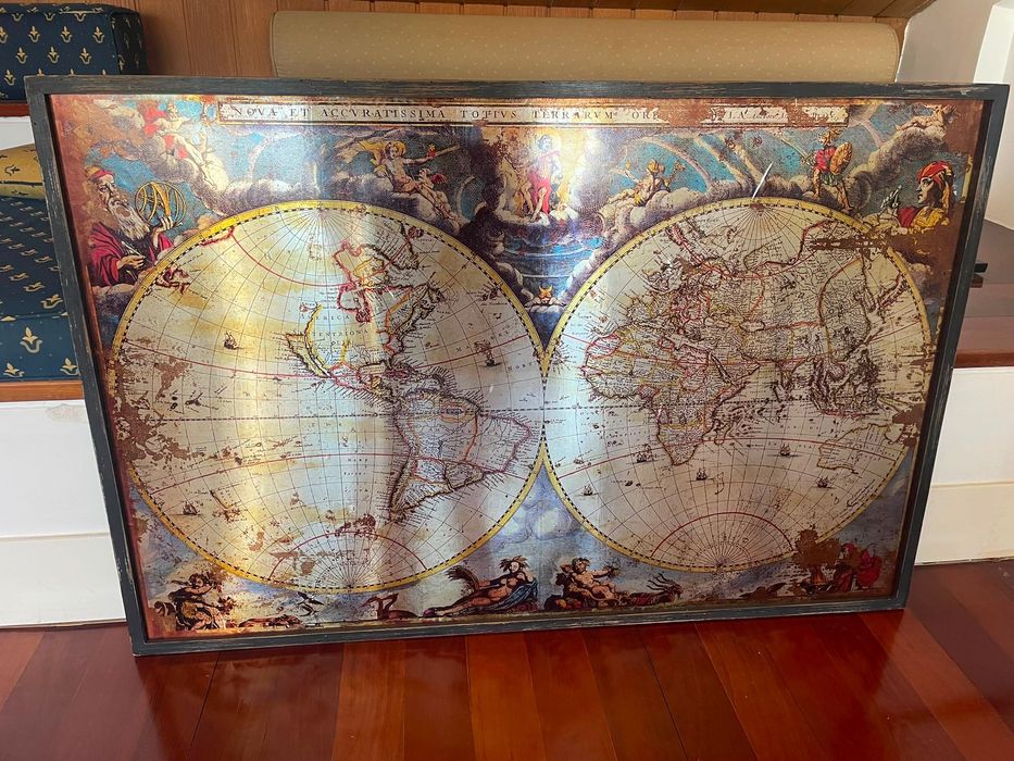 Quadro Mapa Mundo