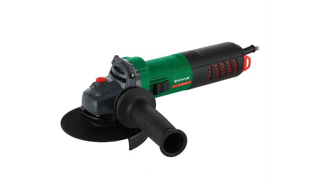 Кутова шліфувальна машина STATUS 125 мм, 1300 Вт для будівництва та ремонту