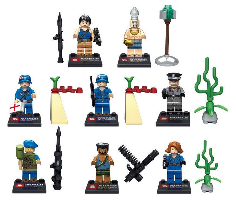 Figura tipo lego desenhos animados / jogos (vários - ver outras fotos)