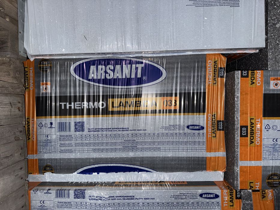 Styropian grafitowy Arsanit Thermo Lambda 033