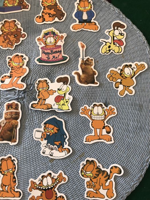 Autocolantes novos garfield