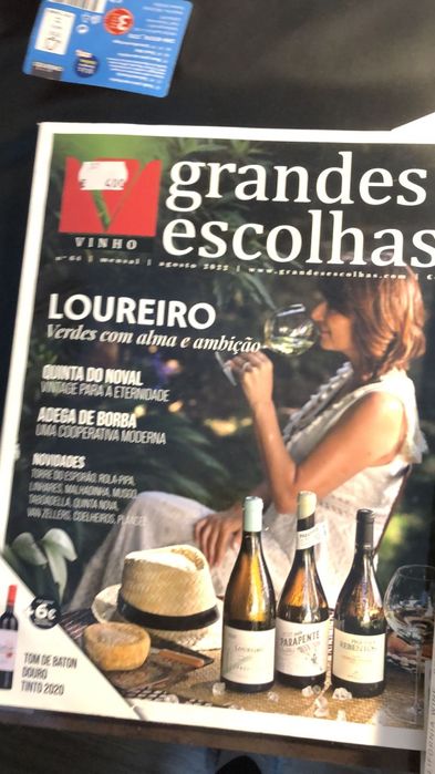 OPORTUNIDADE Revistas de vinhos 0.50 recentes para despachar