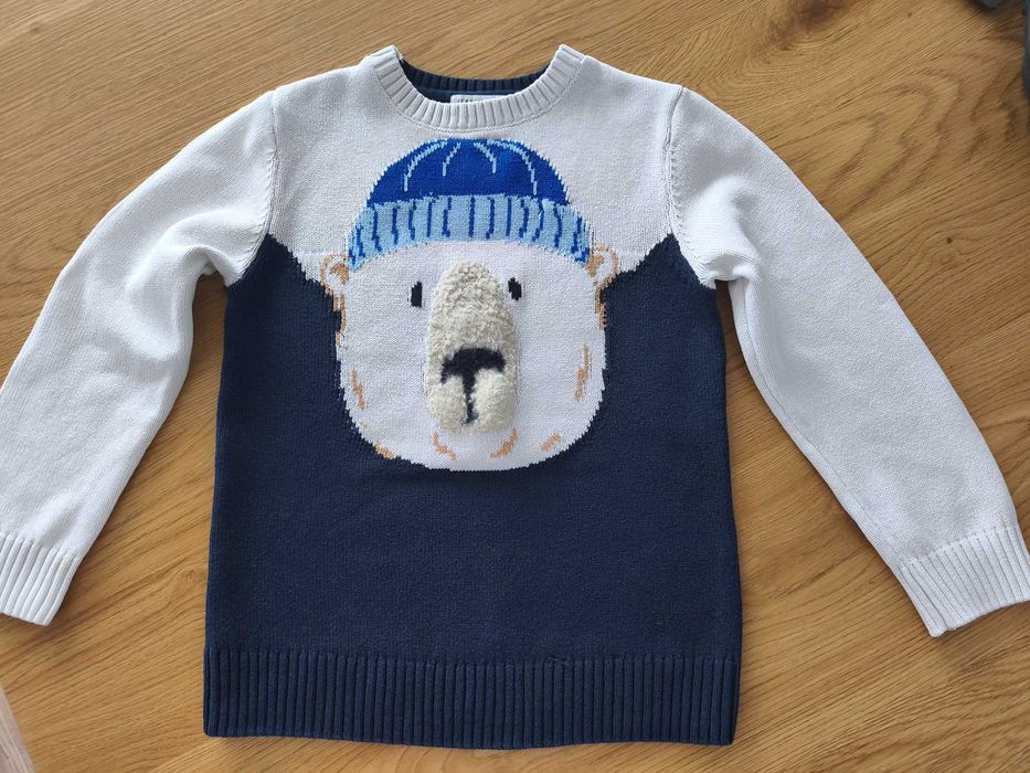 Sweter MIŚ 122/128 H&M