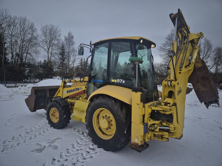 Koparko ładowarka KOMATSU WB 97R sprowadzona super stan jcb