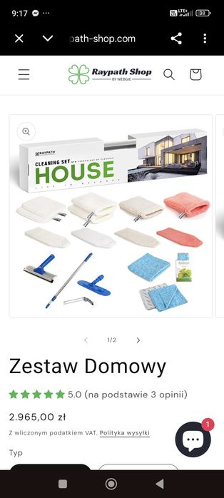 RAYPATH zestaw do kompleksowego czyszczenia domu !