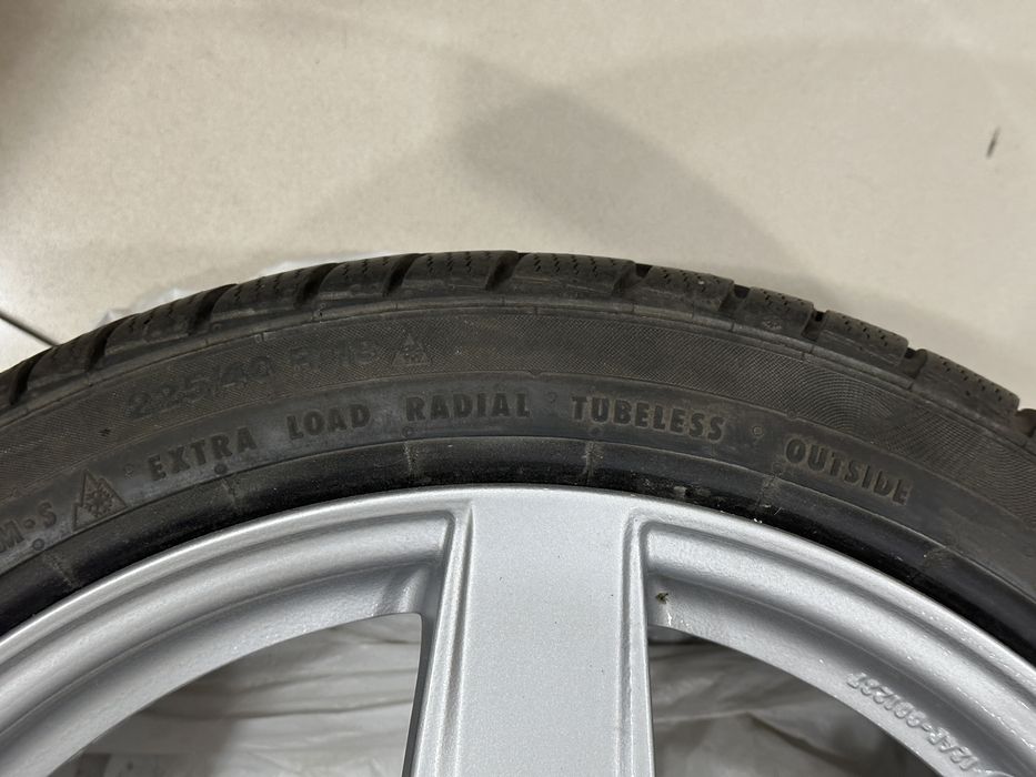 Комплект Титановые диски 18 и зимняя резина Continental