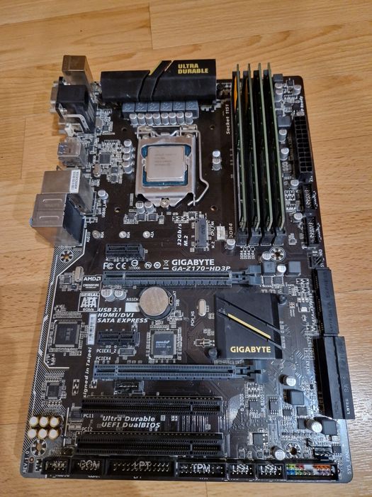 Intel i7-6700К 4.2Ghz/ddr4 16gb/Материнка (м.2 ssd)-Мощний  комплект