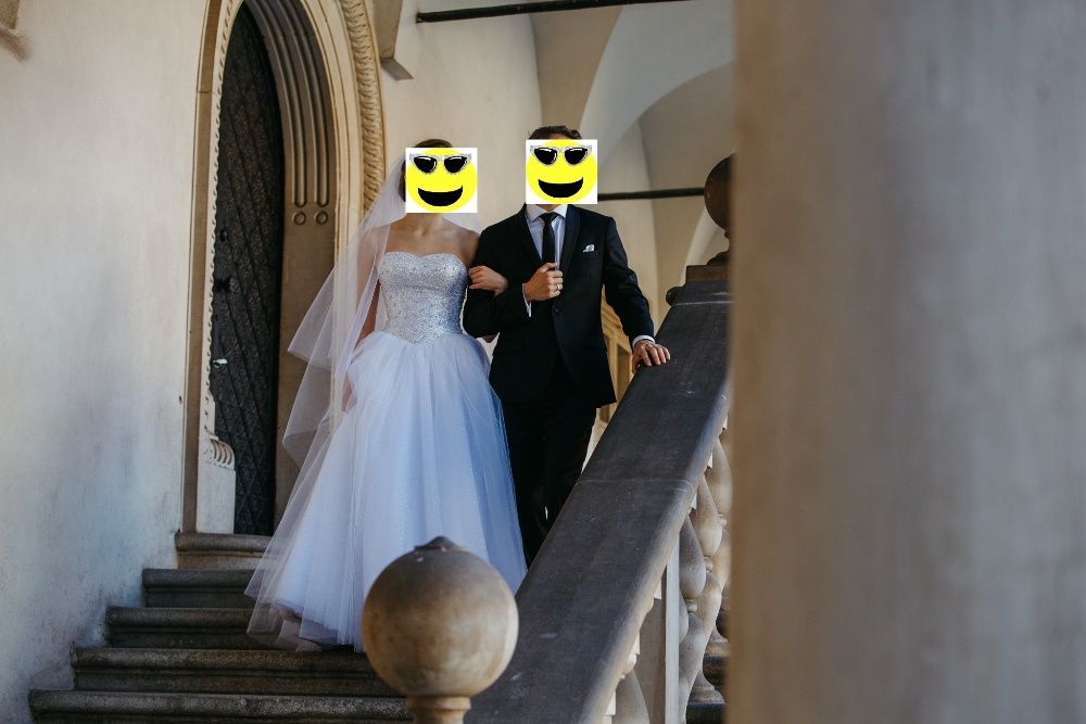 Sukienka ślubna Pratta + welon