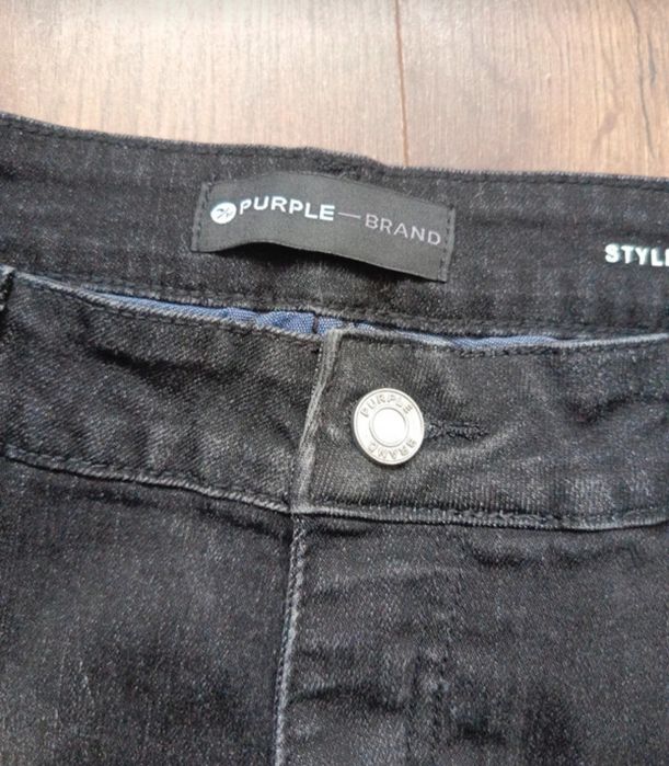 Slim fit purple jeansy