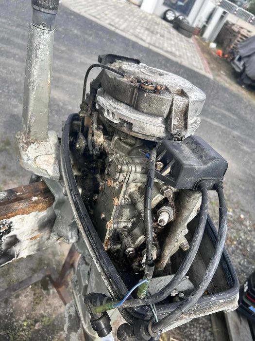 Suzuki 15KM spodzina bez śruby, rumpel, gaźnik