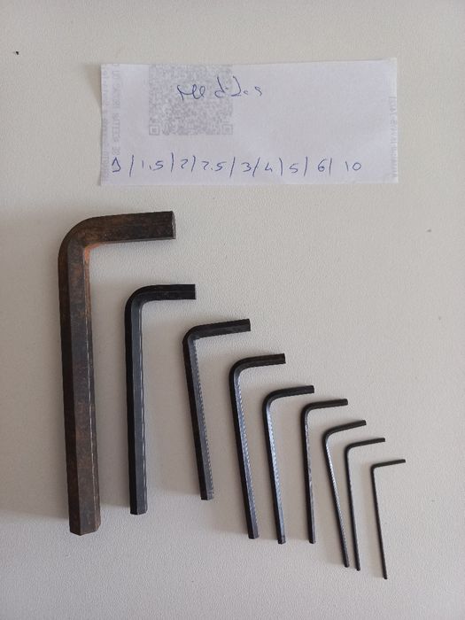 Various External Hex Keys64552567435779120