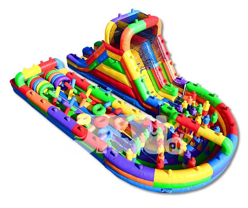 OD RĘKI! Dmuchany Tor Przeszkód 3 Części 15x9! Nowe! Sezon 2025!