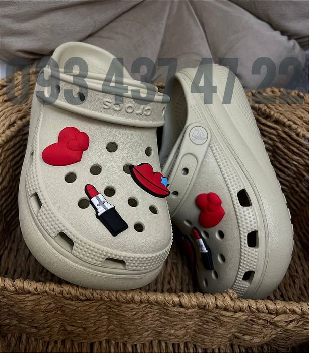 Дитячі Крокси Сабо на Платформі Crocs Classic Cutie Clog SULPHUR Crocs