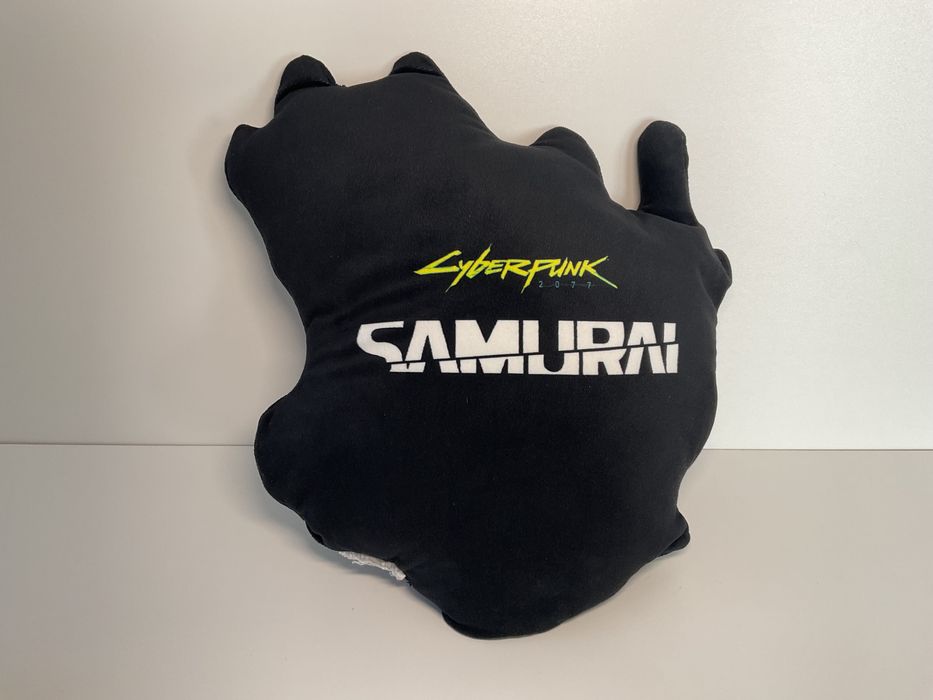 Poduszka Przytulanka Cyberpunk 2077 Logo Samurai -p14*