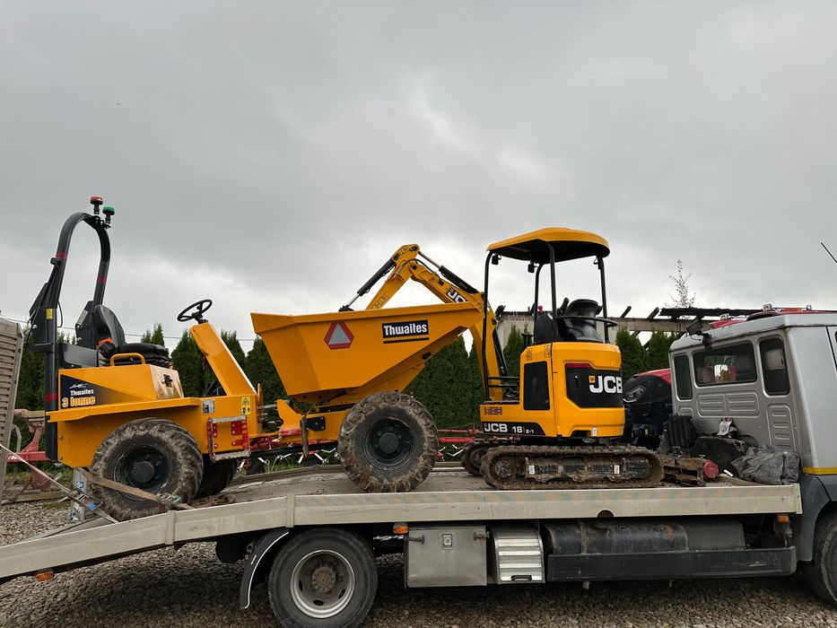 Usługi Minikoparka 1,7 t / Wozidło budowlane / drenaż / wymiana gruntu