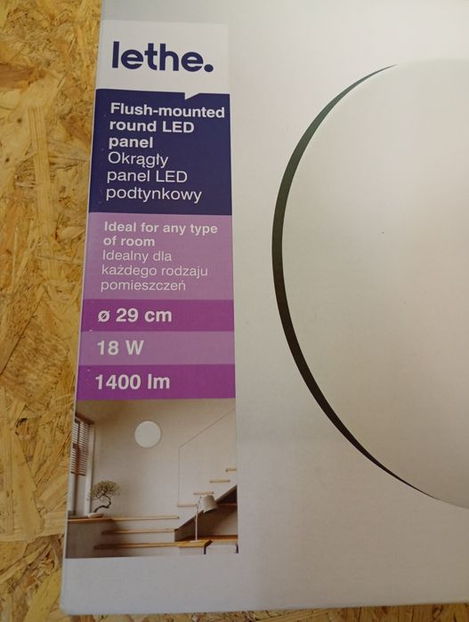 Panel plafon lampa ścienna led